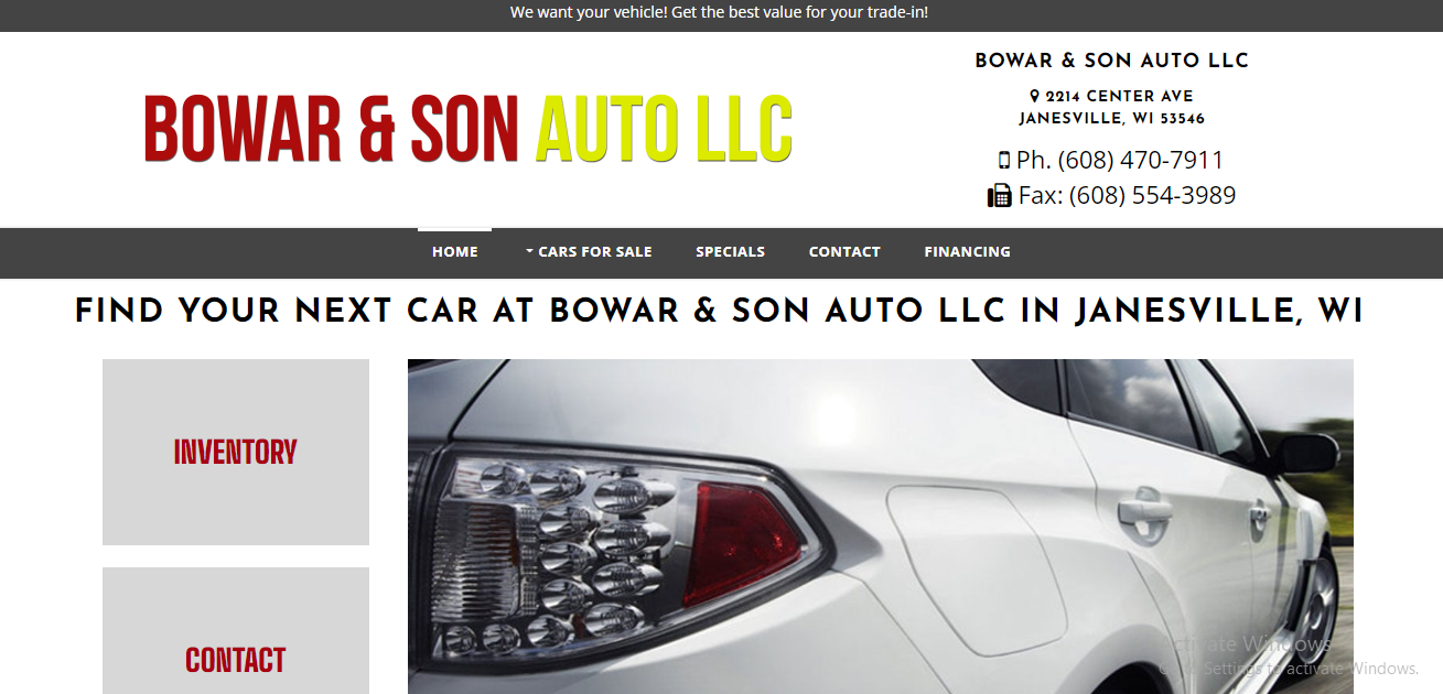 BOWAR & SON AUTO National Domains, LLC