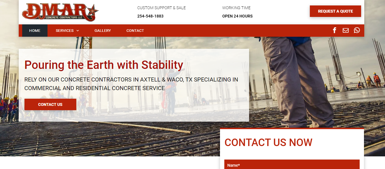 Dmar DMAR CONCRETE CONTRACTORS - National Domains, LLC