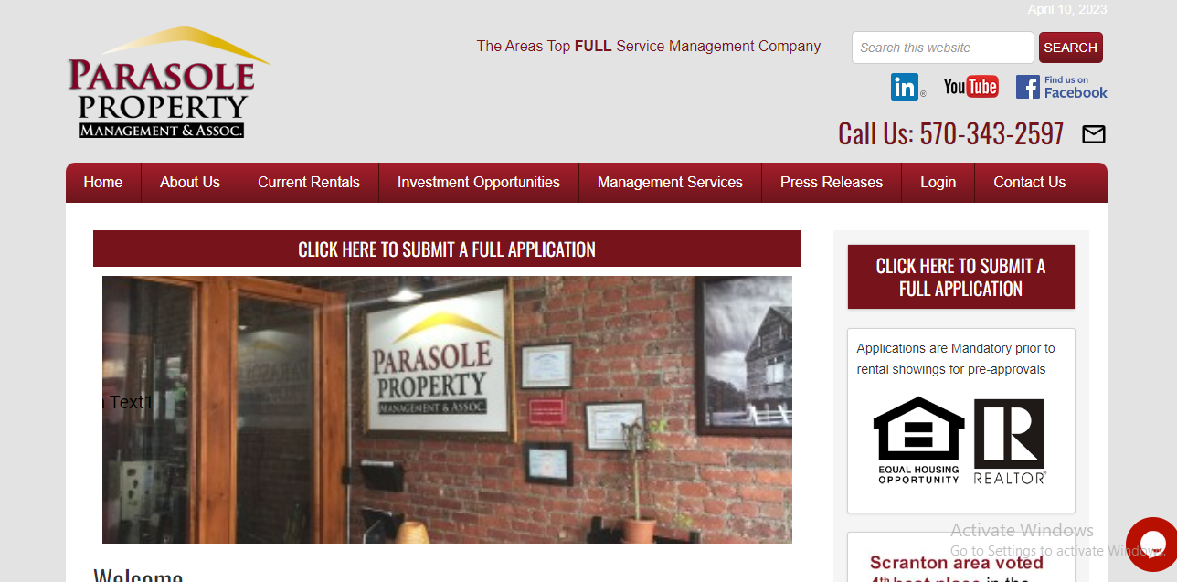 Parasole Property Management & Associates - National Domains, LLC