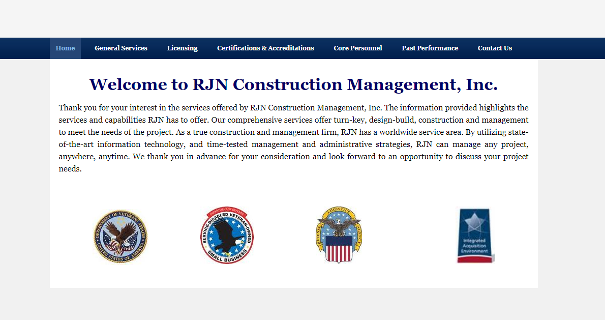 RJN CONSTRUCTION MANAGEMENT - National Domains, LLC